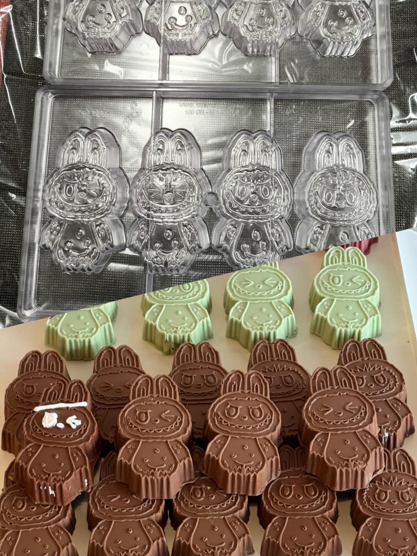 LABUBU ÇİKOLATA KALIBI 4LÜ 100 GR 4LÜ