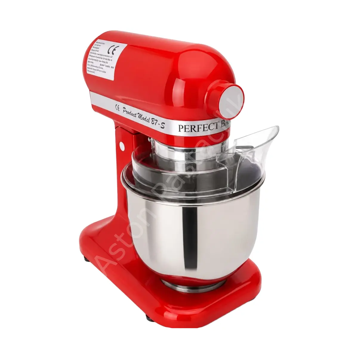 Endüstriyel Set Üstü Stand Mikser 7 Litre - Kırmızı