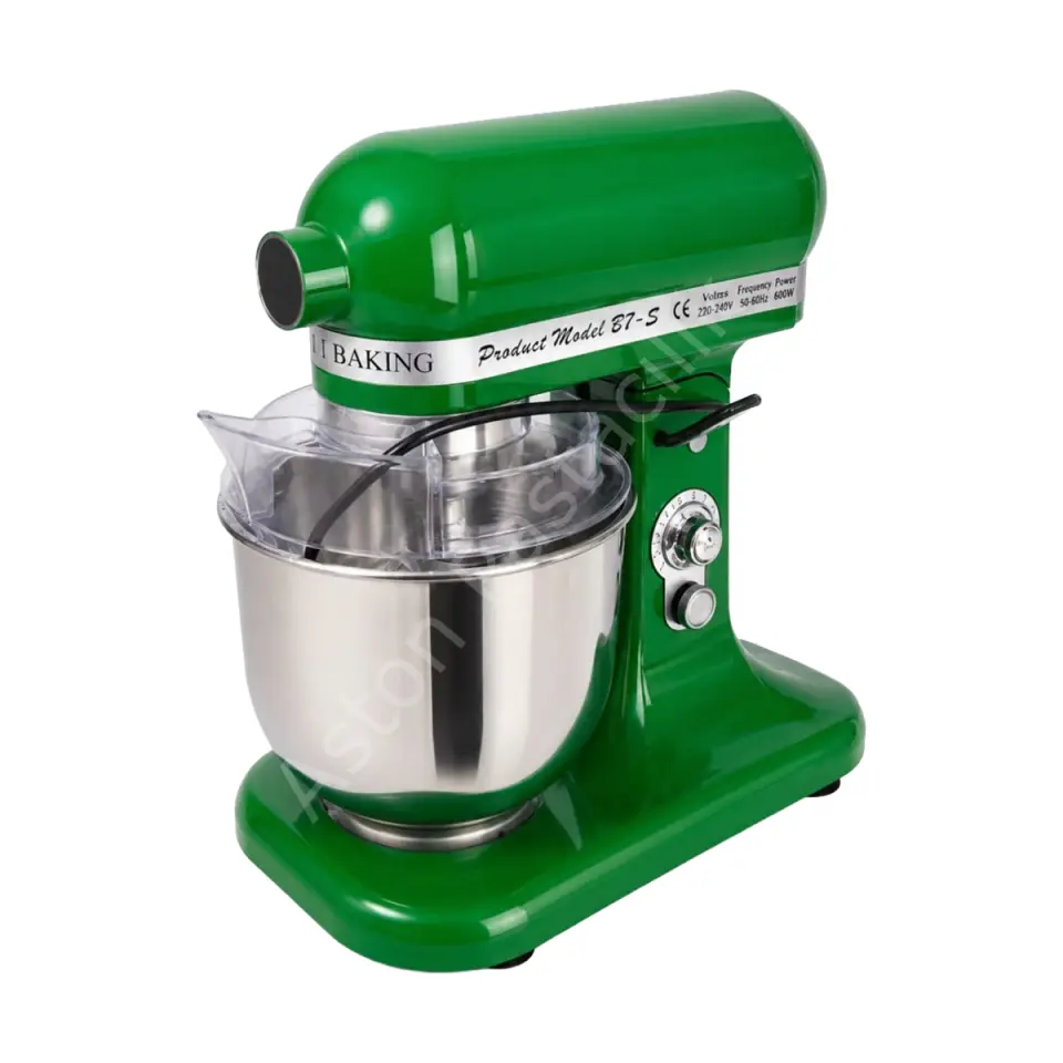 Endüstriyel Set Üstü Stand Mikser 7 Litre - Yeşil
