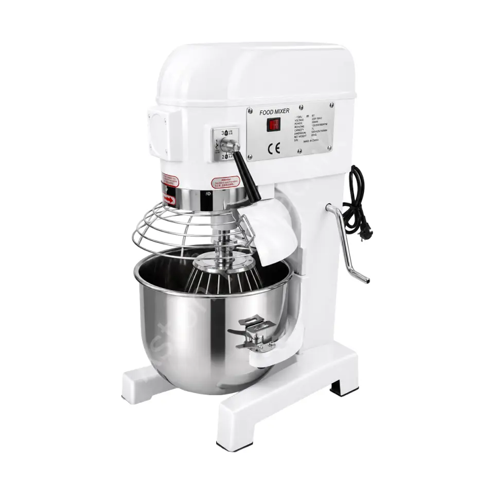Endüstriyel Set Üstü Stand Mikser 20 Litre - Beyaz