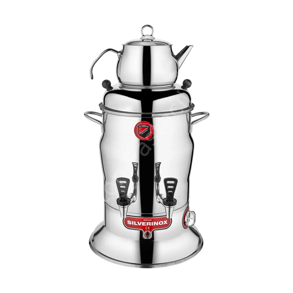 Çay Semaveri 16 Litre - 2 Demlik