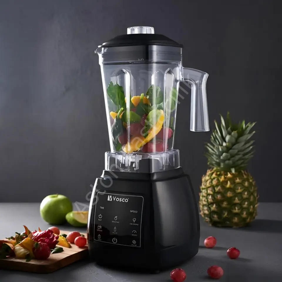 Profesyonel Set Üstü Bar Blender 1600W 2 Litre - Siyah