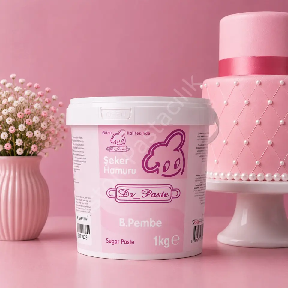 Dr. Paste Şeker Hamuru 1 kg - Bebe Pembesi