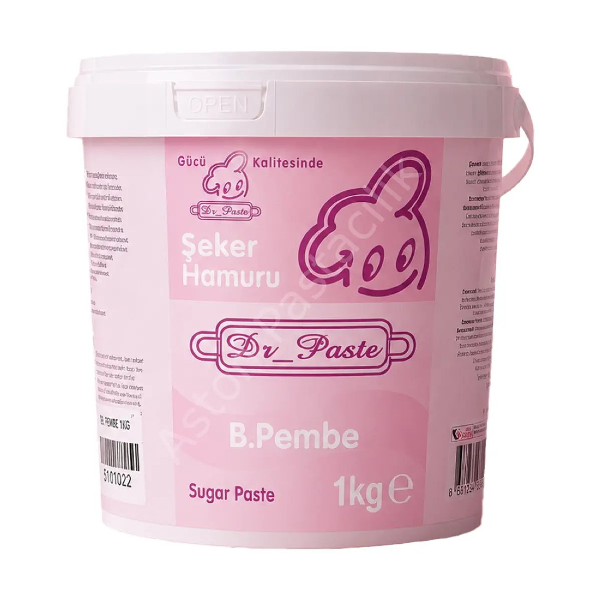 Dr. Paste Şeker Hamuru 1 kg - Bebe Pembesi