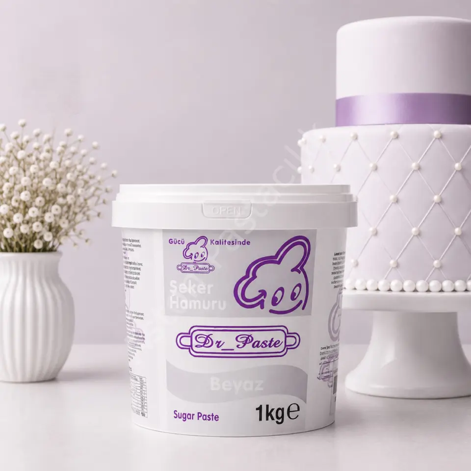 Dr. Paste Şeker Hamuru 1 kg - Beyaz