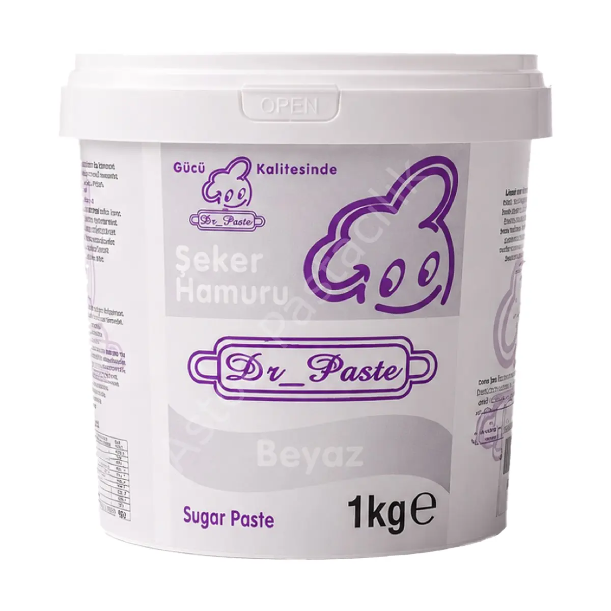 Dr. Paste Şeker Hamuru 1 kg - Beyaz