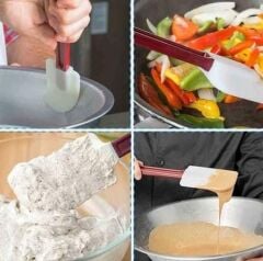 Silikon saplı 36cm spatula