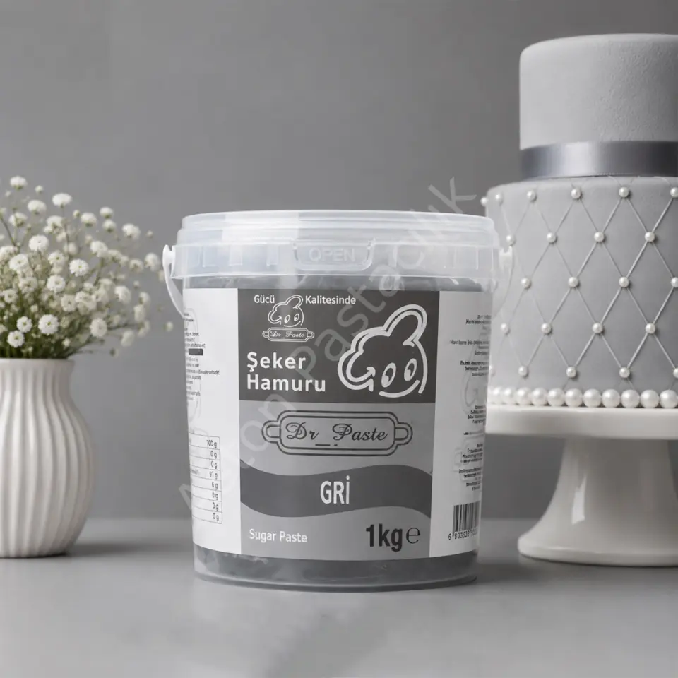 Dr. Paste Şeker Hamuru 1 kg - Gri