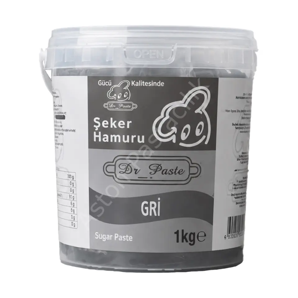 Dr. Paste Şeker Hamuru 1 kg - Gri