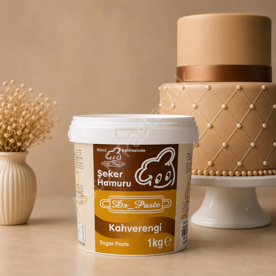 Dr. Paste Şeker Hamuru 1 kg - Kahverengi