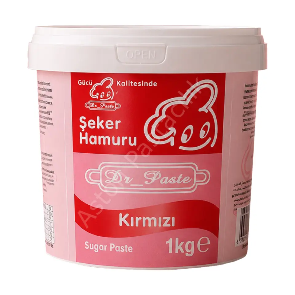 Dr. Paste Şeker Hamuru 1 kg - Kırmızı