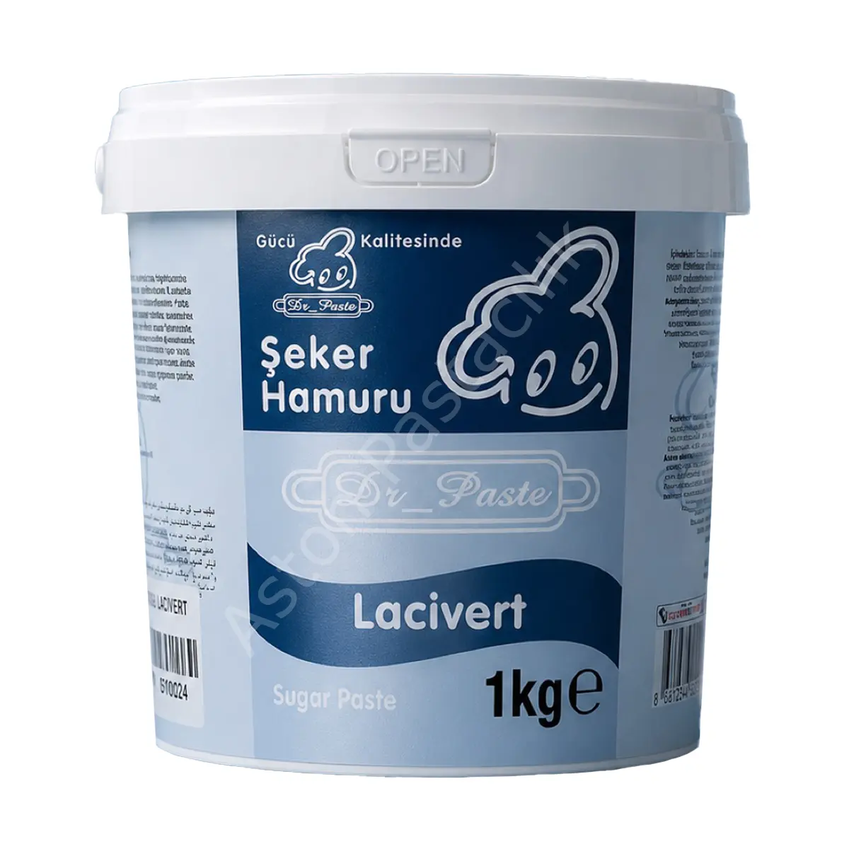 Dr. Paste Şeker Hamuru 1 kg - Lacivert
