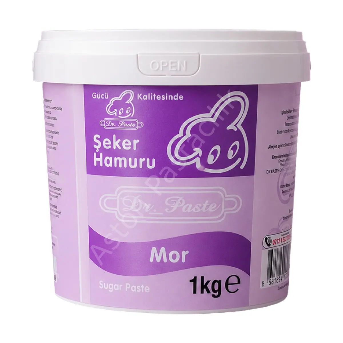 Dr. Paste Şeker Hamuru 1 kg - Mor