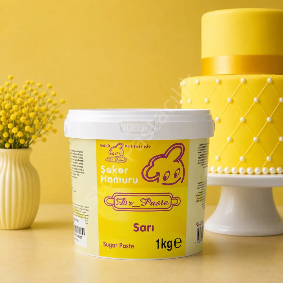 Dr. Paste Şeker Hamuru 1 kg - Sarı