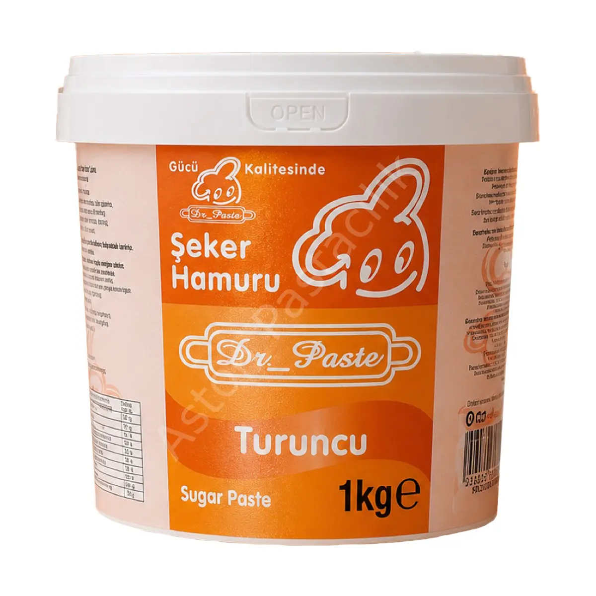 Dr. Paste Şeker Hamuru 1 kg - Turuncu