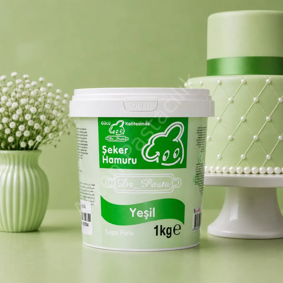 Dr. Paste Şeker Hamuru 1 kg - Yeşil