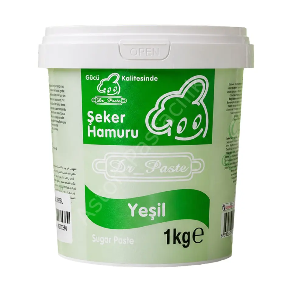 Dr. Paste Şeker Hamuru 1 kg - Yeşil