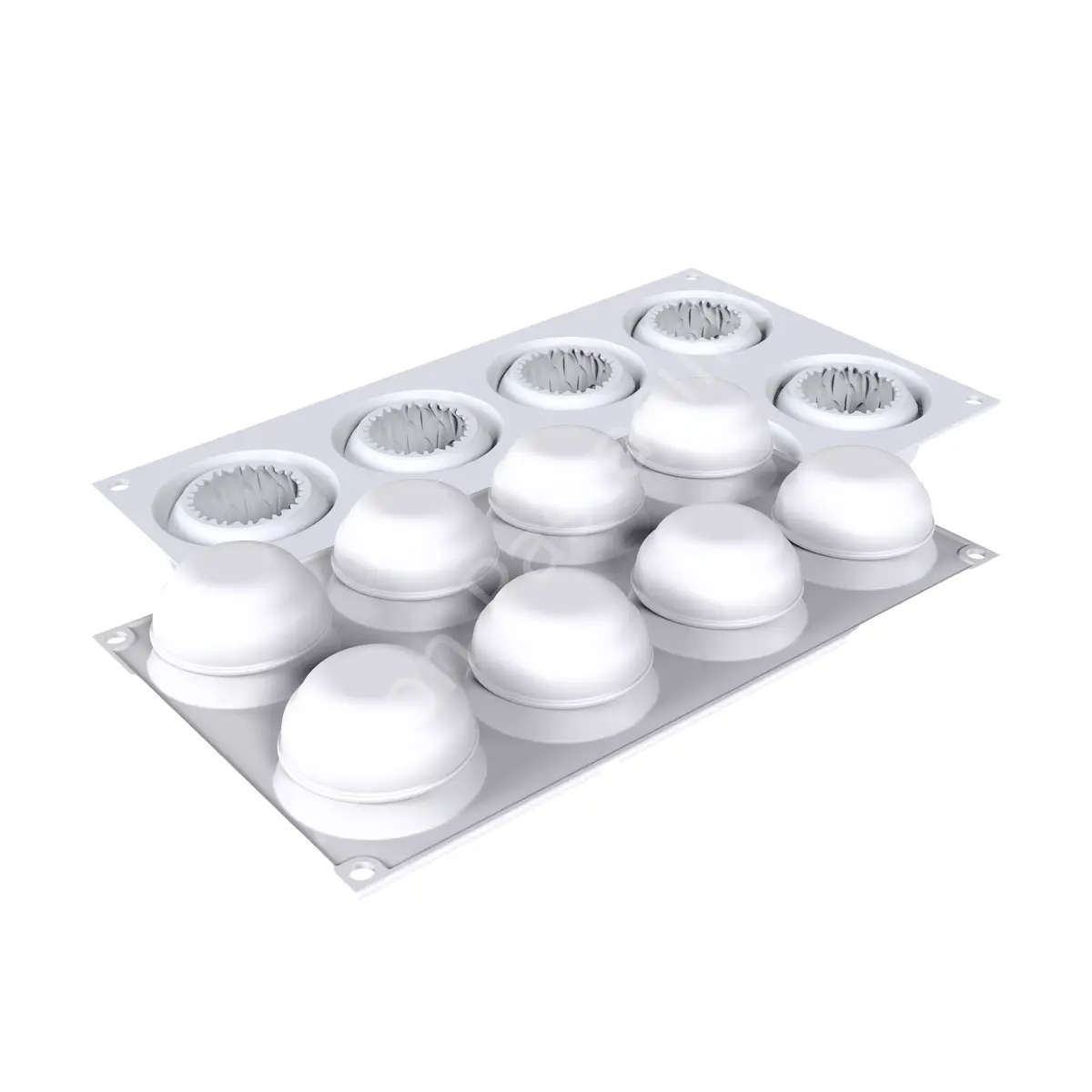 Silikomart Kiku Çiçek Şekilli Silikon Tatlı Kalıbı 70 ml - 8 Gözlü