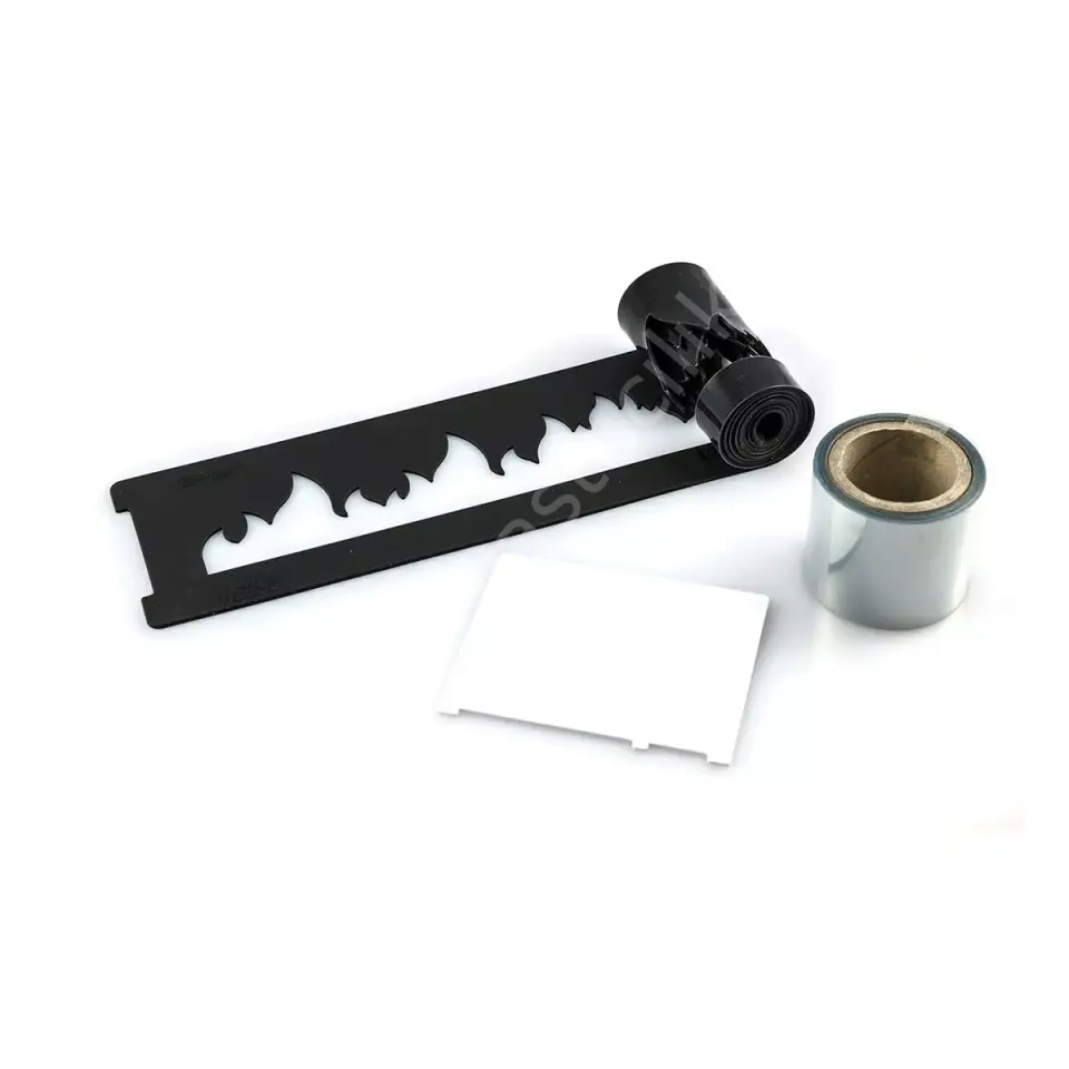 Silikomart Crown Decor Fuoco Ayarlanabilir Alev Desenli Çikolata Dekor Şeridi Seti (Asetat ve Spatula Dahil)