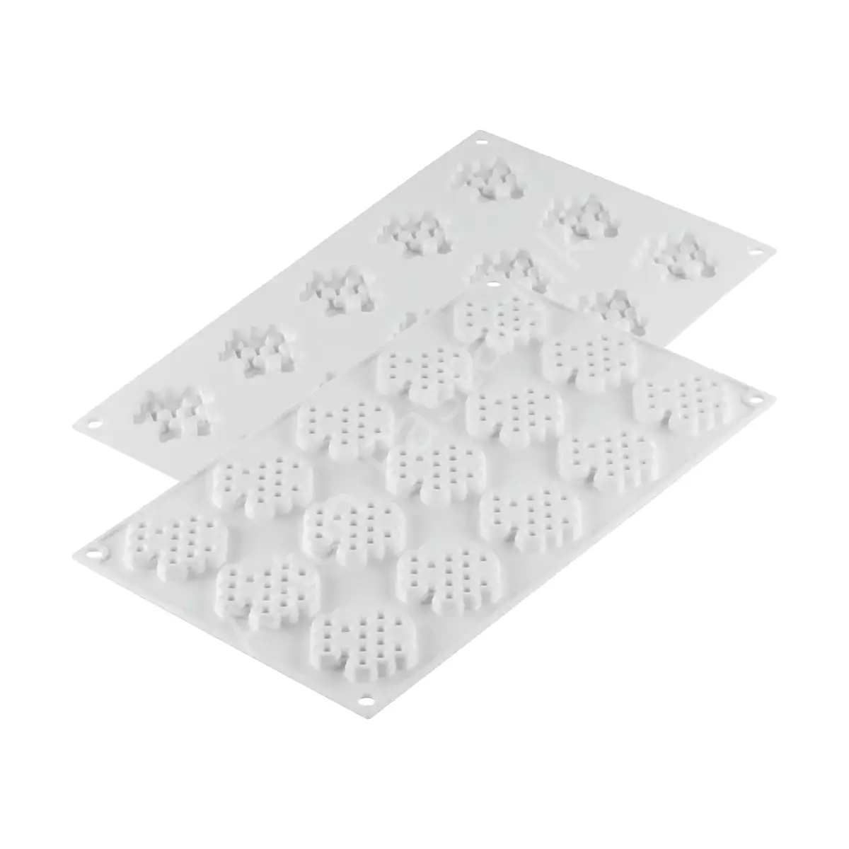 Silikomart Miel Bal Peteği Dokulu Silikon Üst Dekor Kalıbı 8 ml - 15 Gözlü