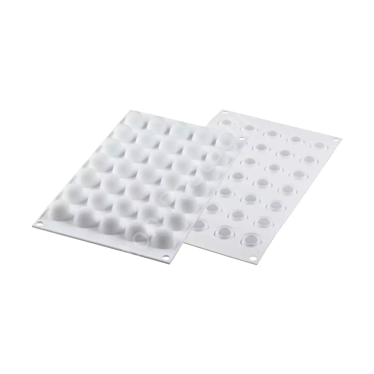 Silikomart Truffles Mini Trüf Küre Şekilli Silikon Dekor ve İç Dolgu Kalıbı 5 ml - 35 Gözlü