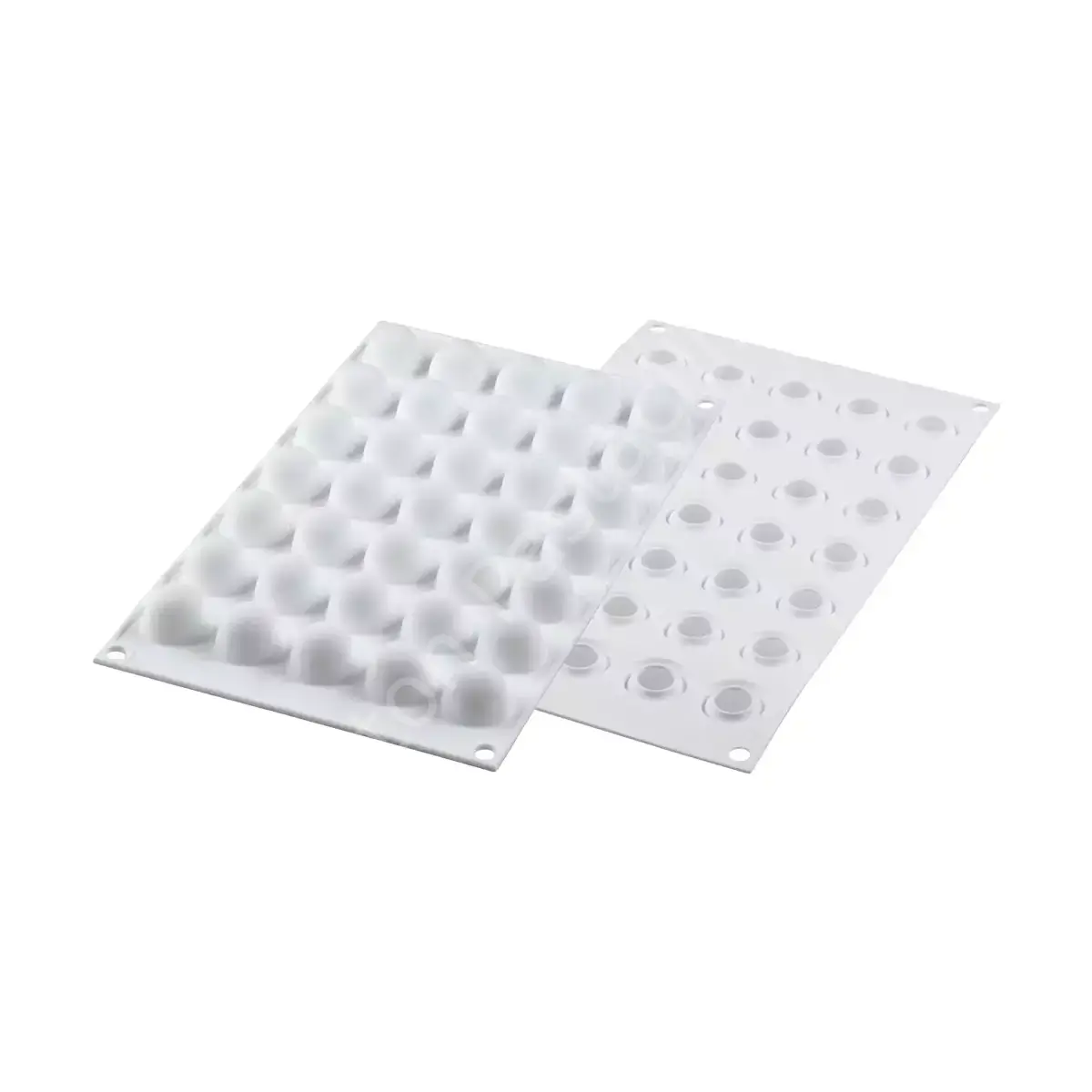 Silikomart Truffles Mini Trüf Küre Şekilli Silikon Dekor ve İç Dolgu Kalıbı 5 ml - 35 Gözlü