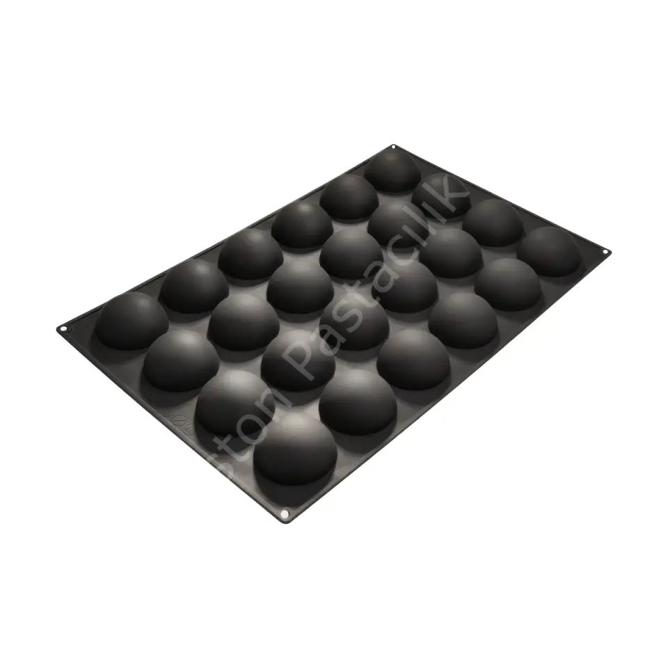 Yarım Küre Silikon Tatlı Kalıbı 40x60 cm - 80 mm (24 Gözlü)