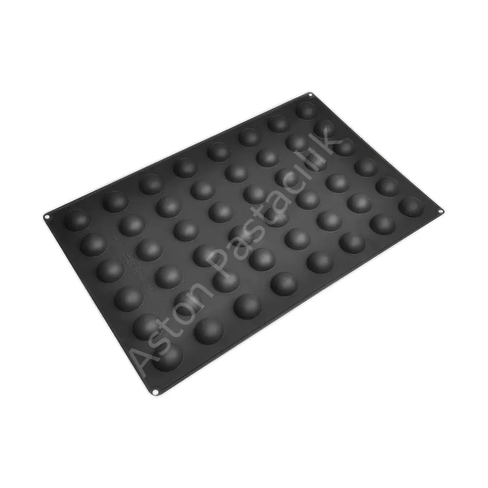 Mini Yarım Küre Silikon Tatlı ve Dolgu Kalıbı 40x60 cm - 40 mm (48 Gözlü)