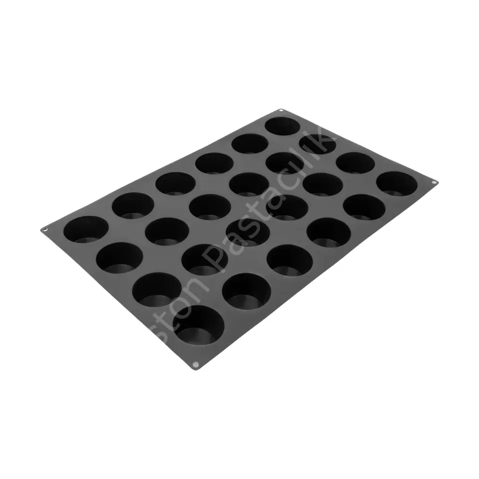 Büyük Muffin Silikon Kek Kalıbı 37x57 cm - 24 Gözlü