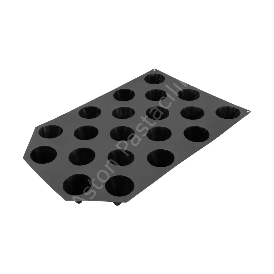 Büyük Külah Silikon Kek ve Pasta Kalıbı 40x60 cm - 28 Gözlü
