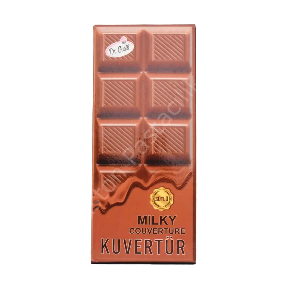 Dr. Gusto Kuvertür Tablet Çikolata Sütlü 200 g