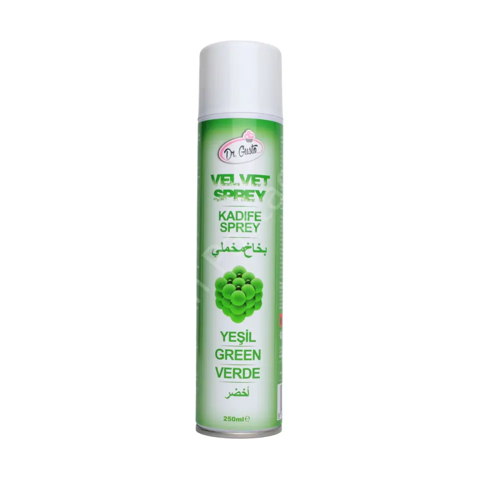Dr. Gusto Velvet Spray (Kadife Efekt Sprey) Yeşil 250 ml