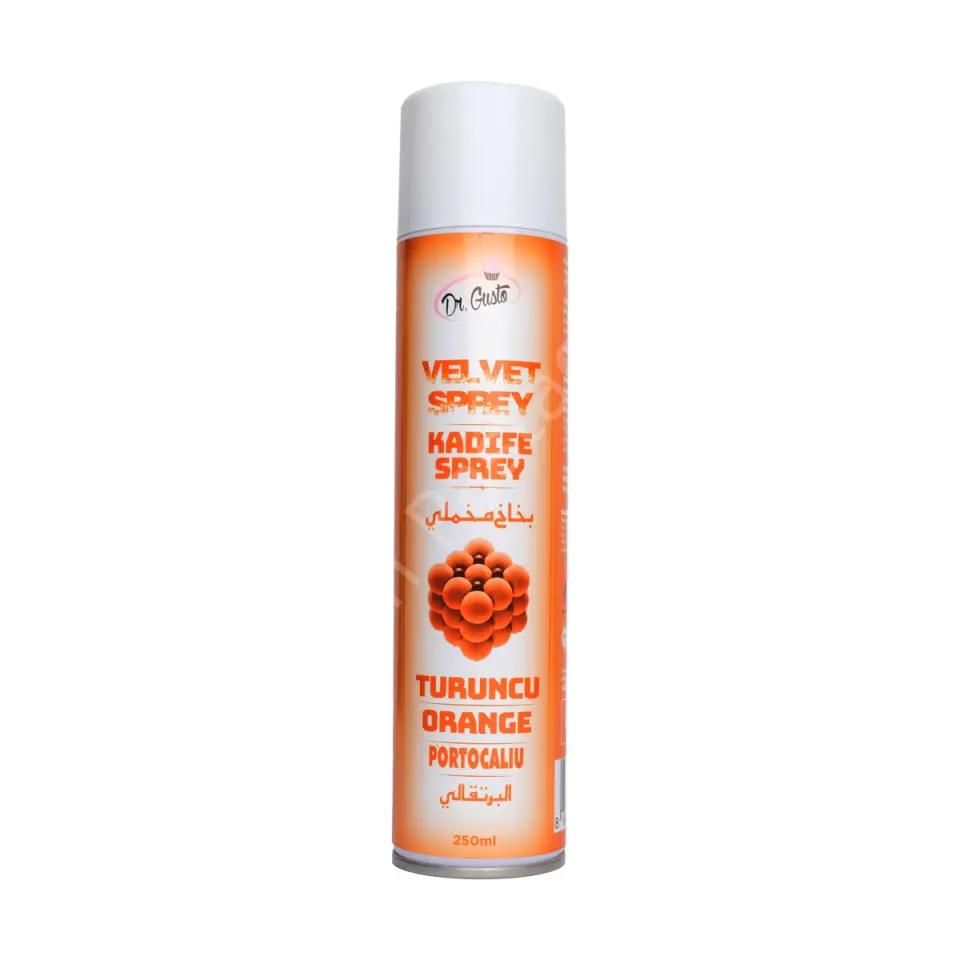 Dr. Gusto Velvet Spray (Kadife Efekt Sprey) Turuncu 250 ml