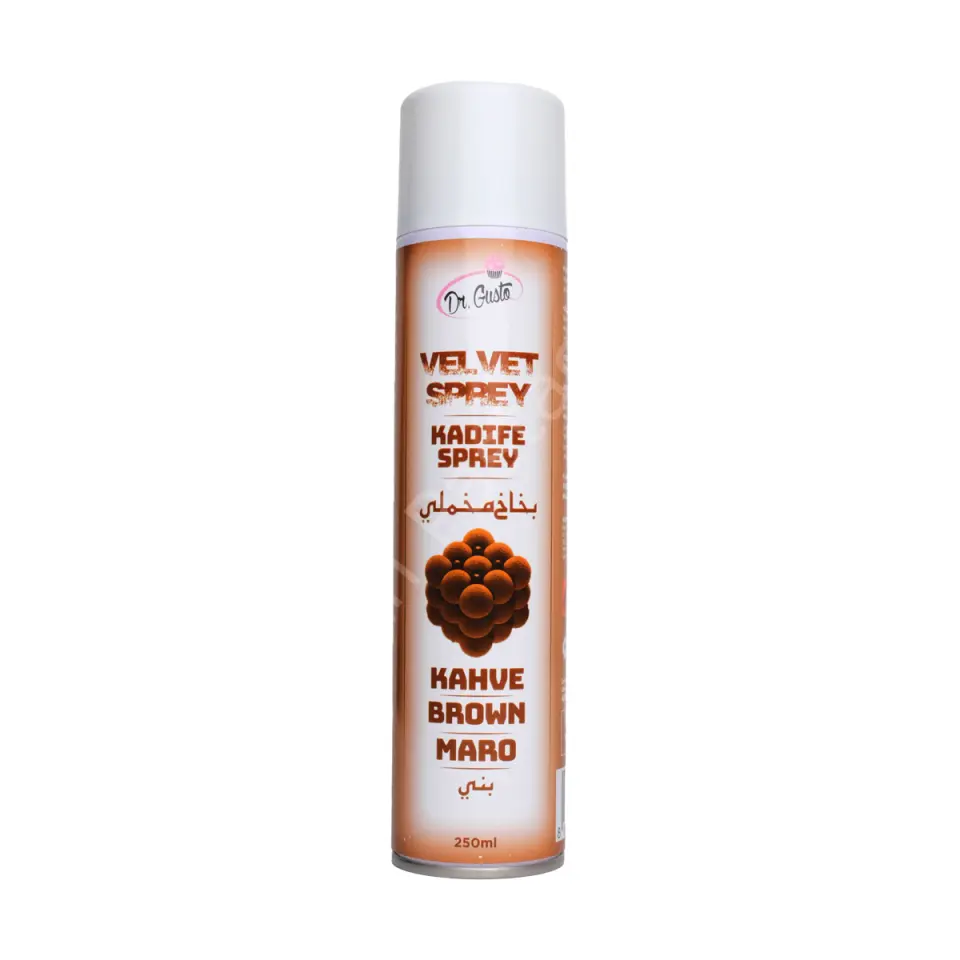 Dr. Gusto Velvet Spray (Kadife Efekt Sprey) Kahve 250 ml