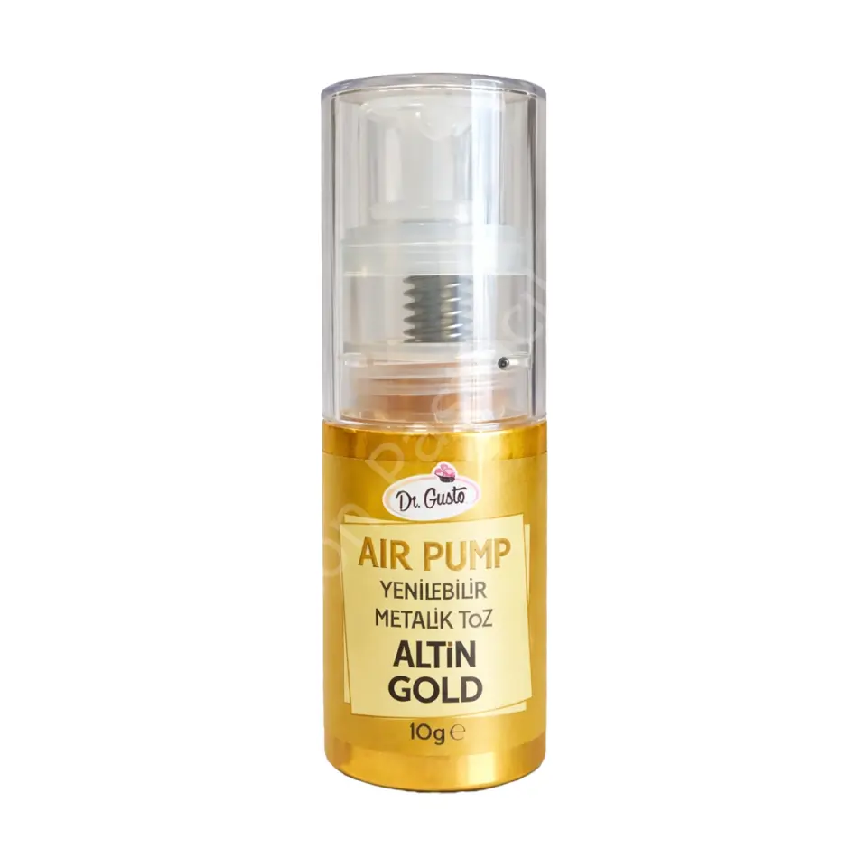 Dr. Gusto Air Pump Metalik Toz Boya Altın 10 g