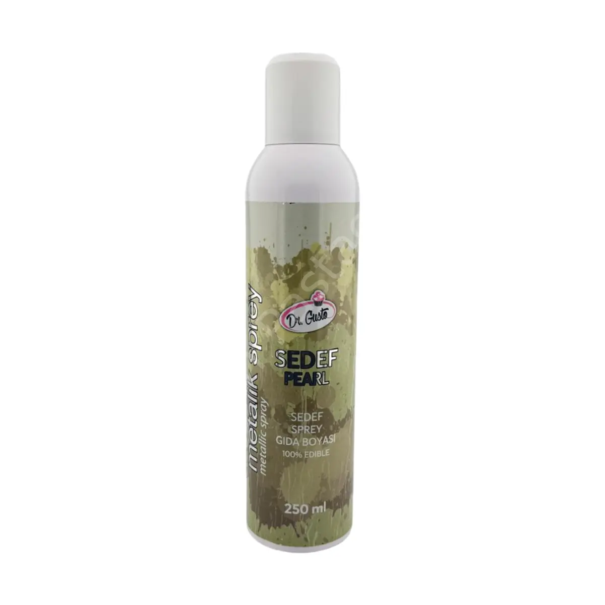 Dr. Gusto Metalik Sprey Gıda Boyası Sedef 250 ml