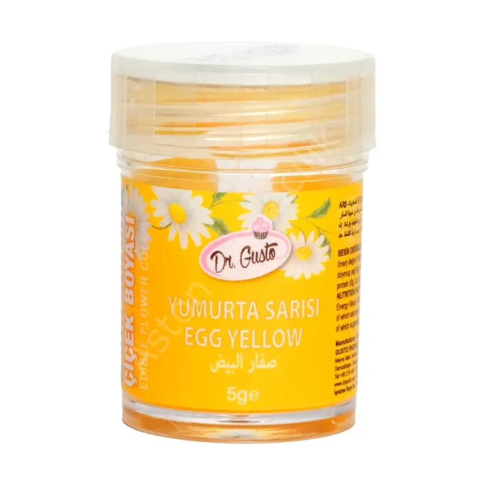 Dr. Gusto Çiçek Boyası Yumurta Sarısı 5 g