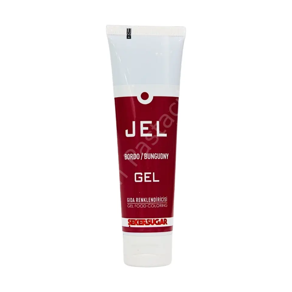 Şeker Sugar Tüp  Jel Gıda Boyası Bordo 100 g