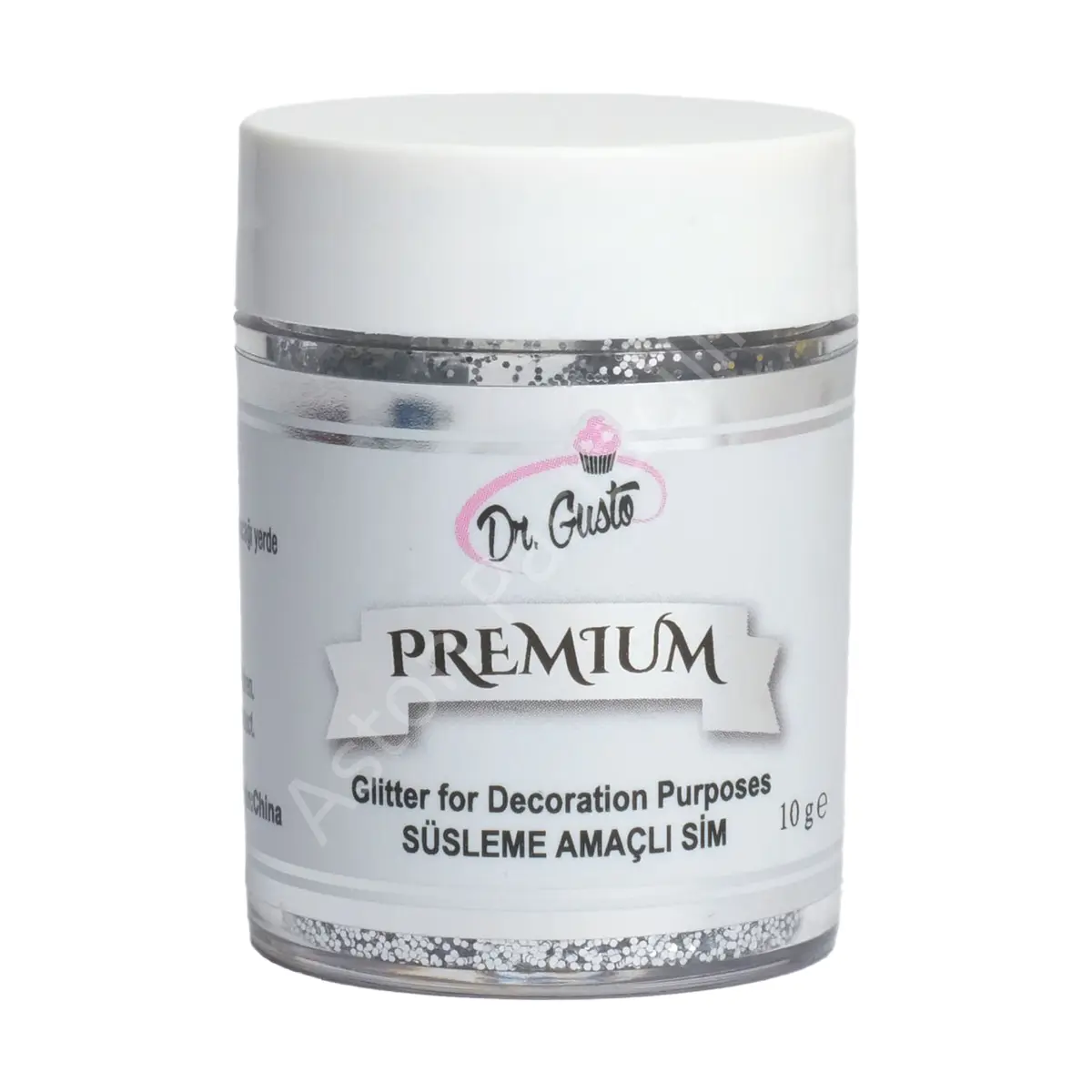 Dr. Gusto Premium Dekor Amaçlı Sim Gümüş 10 g (Gıda Dışı)