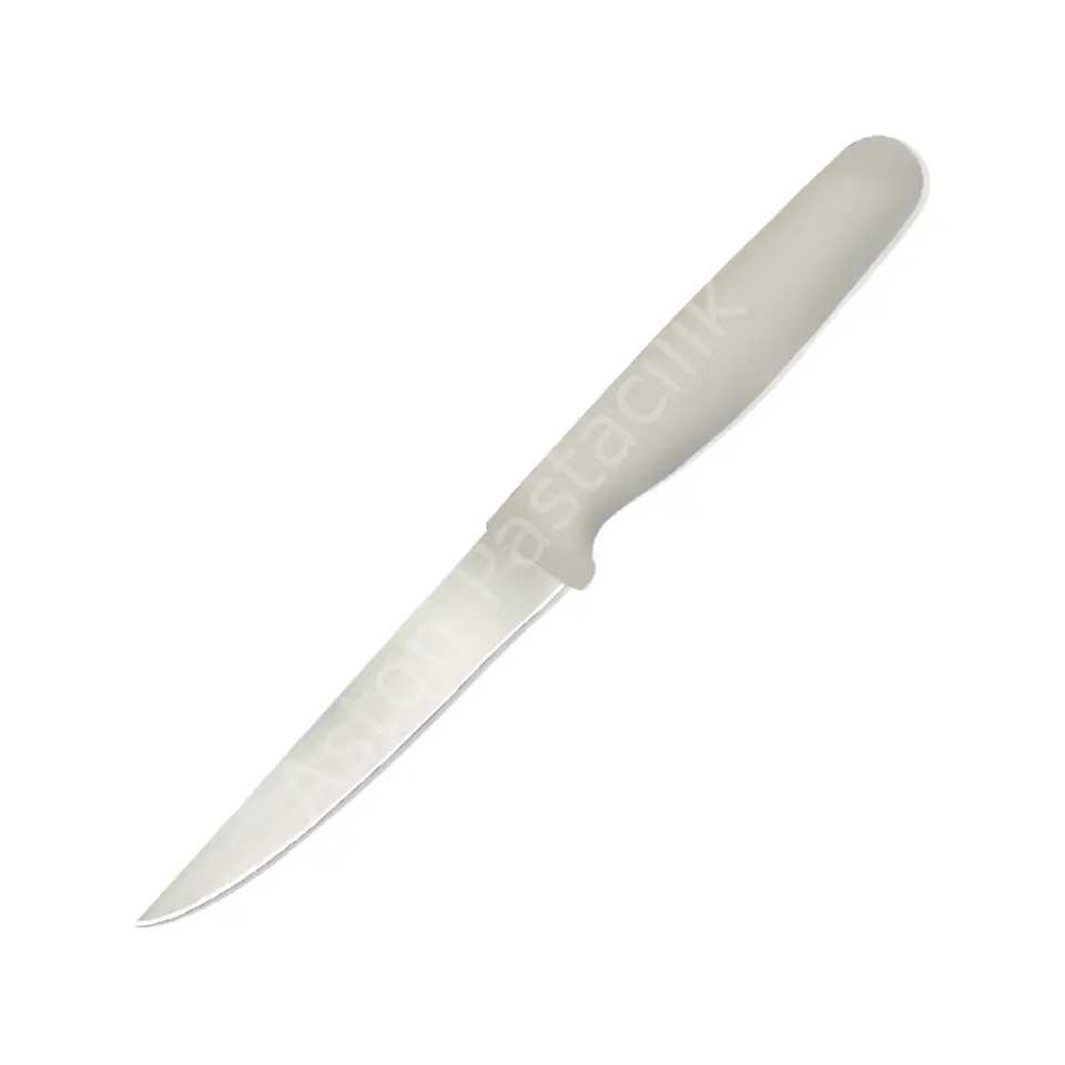 Silver Düz Sebze Bıçağı - Beyaz
