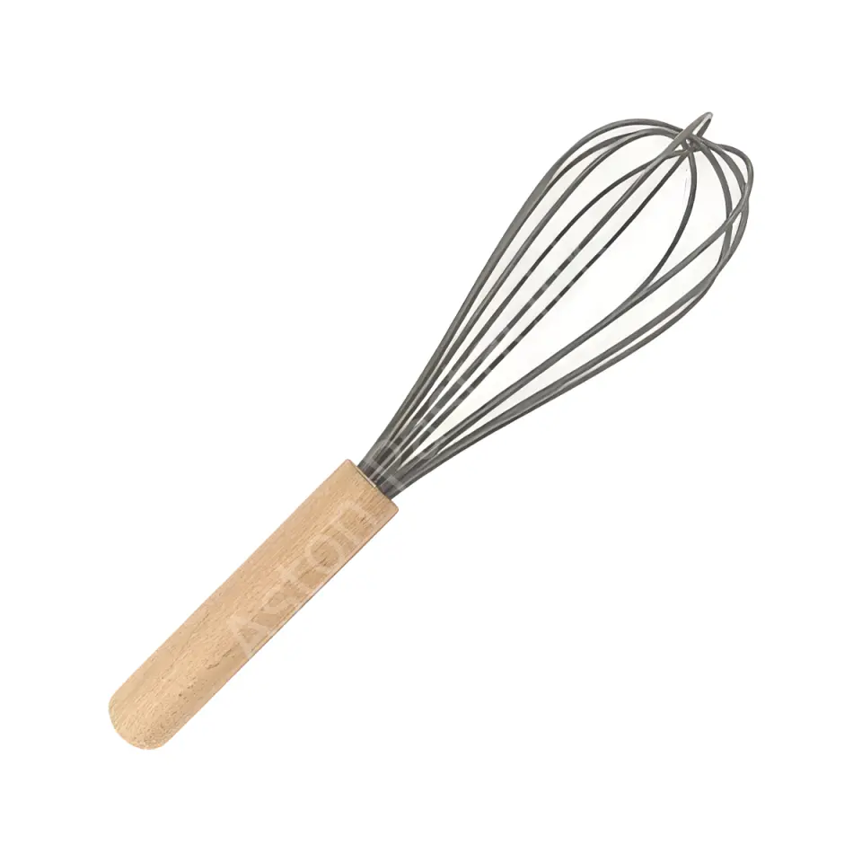 Silikon Çırpıcı 25 cm Ahşap Sap