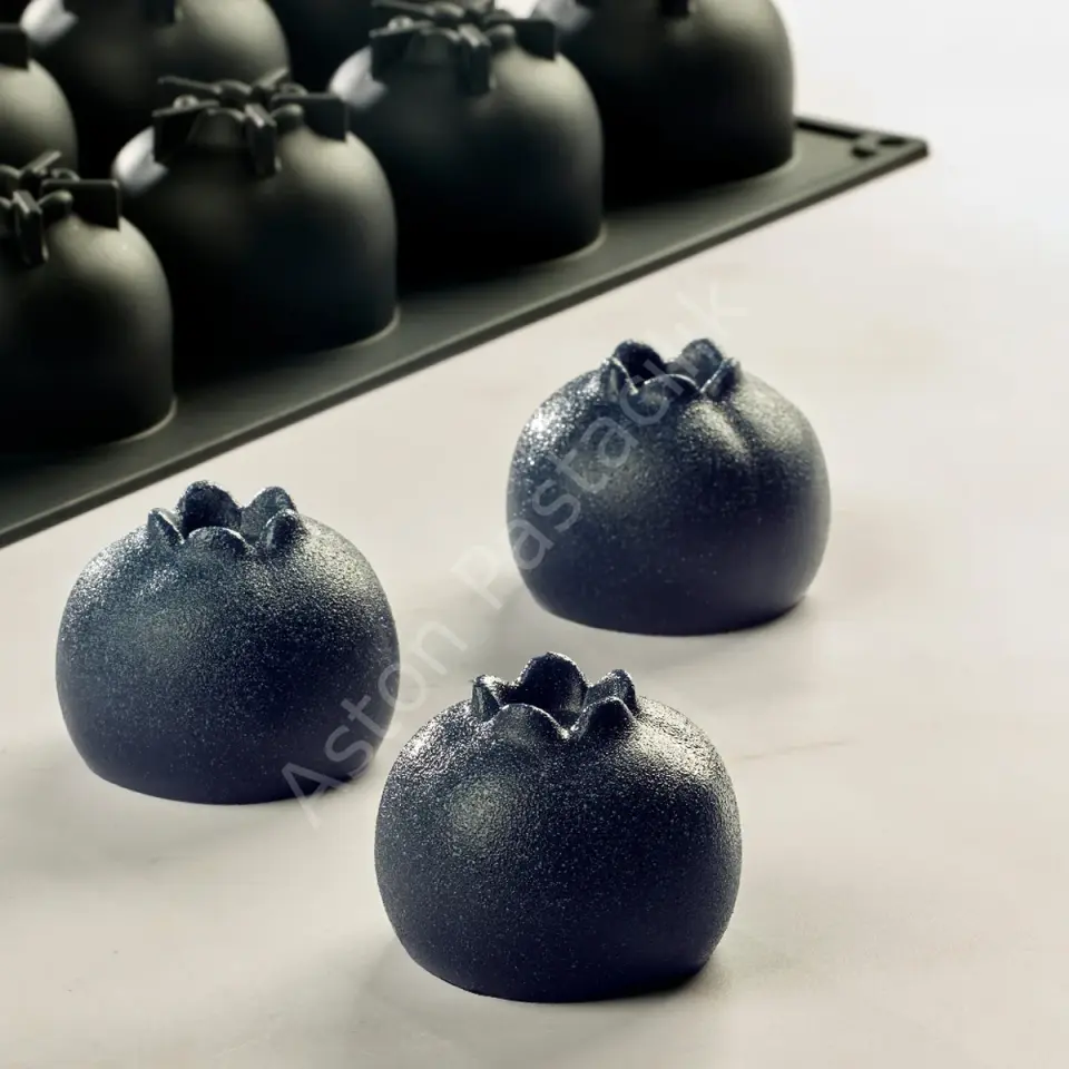 Pavoni Blueberry  Tek Porsiyonluk Silikon Tatlı Kalıbı - Fabrizio Fiorani Serisi (12 Gözlü)