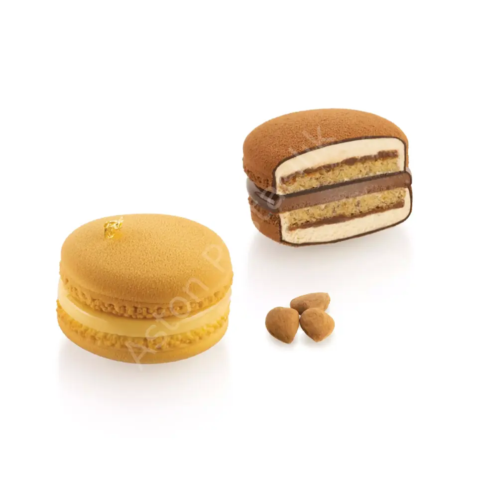 Silikomart Macaron 110 Silikon Tatlı Kalıbı Seti - Miquel Guarro Serisi
