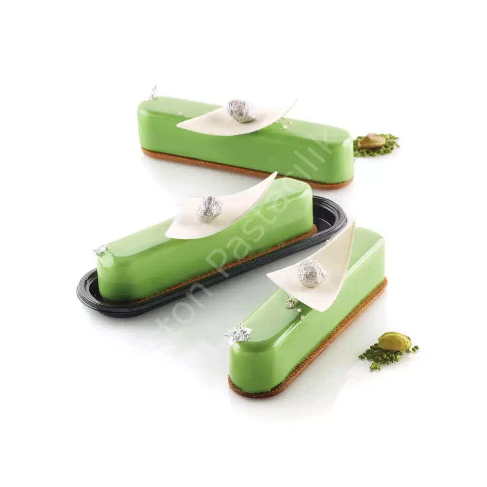 Silikomart Fashion Eclair 80 Silikon Ekler Kalıbı Seti (10 Gözlü)