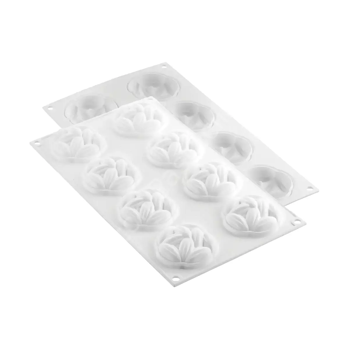 Silikomart Cocoa 35 Silikon Kakao Çekirdeği Kalıbı (8 Gözlü)