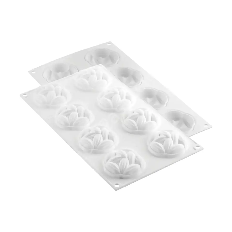 Silikomart Cocoa 35 Silikon Kakao Çekirdeği Kalıbı (8 Gözlü)