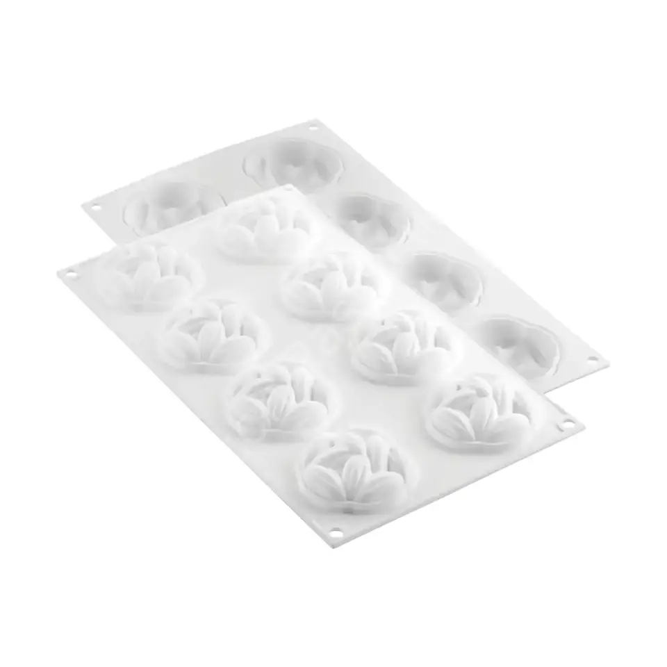 Silikomart Cocoa 35 Silikon Kakao Çekirdeği Kalıbı (8 Gözlü)
