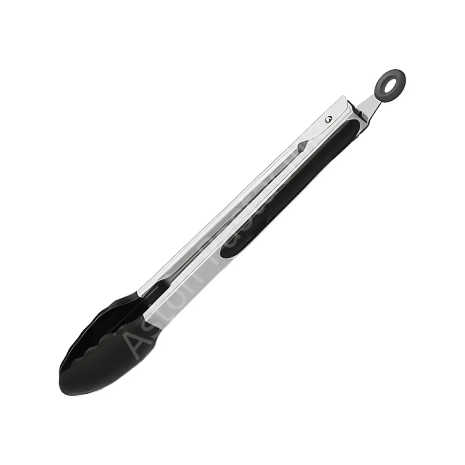 Barbekü Maşası Silikon 25 cm Siyah